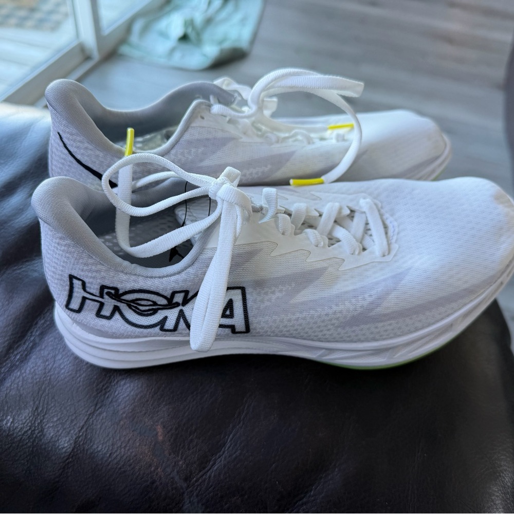 Hoka One One Light Gray Athletic Shoes